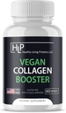 Vie saine Protéines de Colagène Végétalien Booster Aide à soutenir et stimuler le collagène dans votre système pour les cheveux sains, la peau, les ongles, végétalien, végétarien, kéto, paléo, sans gluten (60 Nombre)