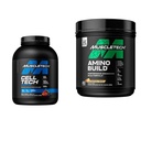 MuscleTech Creatin Monohydrat Pulver Cell-Tech Creatine Pulver | Post Workout Recovery Drink & BCAA Aminosäuren + Elektrolytpulver, Amino Build, 7g BCAAs + Elektrolyte