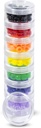 7 Tage Medizin Pill Organizer - Stapelbare Pille Box - Passt kleine Tabletten & Vitamin-Ergänzungen - Halten Sie Ihre tägliche und wöchentliche Medizin an einem Ort - Small - Clear