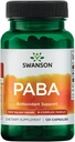 Swanson PABA - Potente complesso B che supporta la formazione di globuli rossi - Folic Acid Component Aiding Supply Oxygen to Cells and Skin Health Support - (120 capsule, 500 mg ogni)