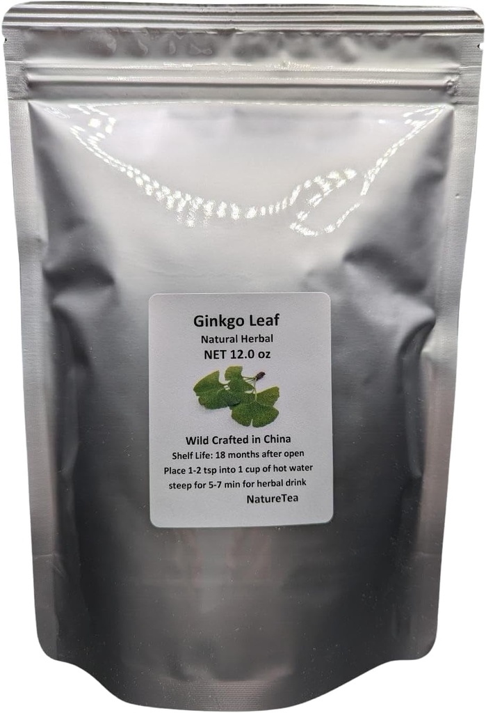 Ginkgo Leaf - Premium Ginkgo Biloba Loose Blatt 100% aus Natur (12 oz)