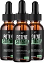 Potent Stream Drops für Gesundheit - Potent Stream Supplement, Maximale Stärke Potent Streame Droppers, 2024 Neue verbesserte Formulierung, (3 Pack - 3 Monate Versorgung)