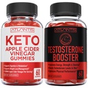 Atlantis Nutrition Keto Apple Cider Essig 60 Gummi + Testosteron Booster 2-Pack (120 Gummi)