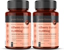 pureclinica Bilberry Extract 10.000mg x 360 Tabletten (2 Flaschen) - 10 X Mehr Anthocyanidine pro Tablette Than Most Others - und 5mg Schwarz Pfeffer Extrakt für 300% Erhöhte Absorption