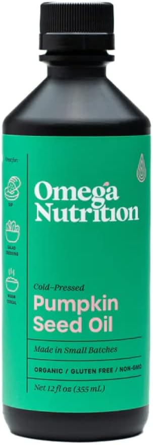 Omega Nutrition Olio di semi di zucca, 12-Oncia