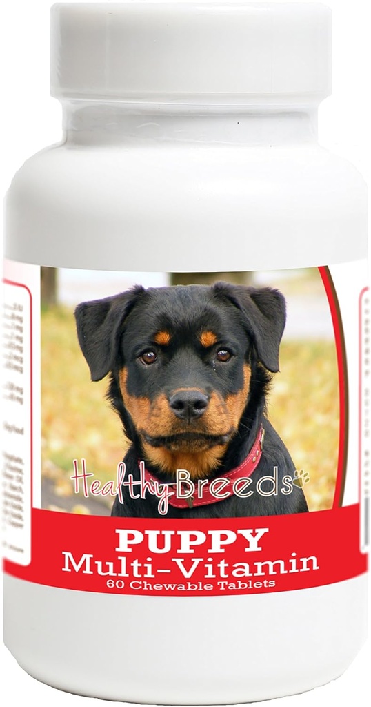Gesunde Rassen Rottweiler Welpen Hund Multivitamin Tablet 60 Count