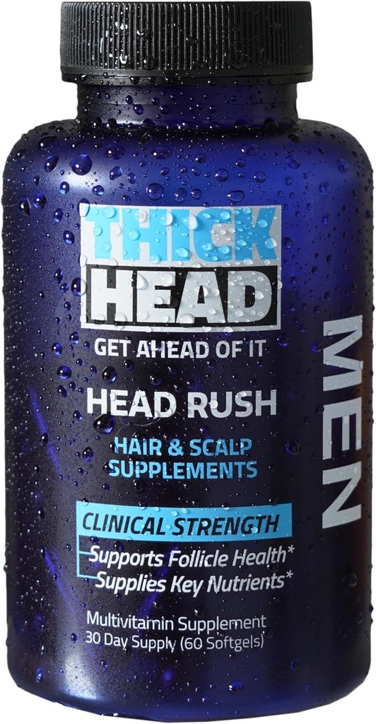 Testa resistenza clinica Capelli e Scalp Multivitamin Integratori per gli uomini | Formulato per promuovere la resistenza dei capelli e l'elasticità | 30 giorni di alimentazione