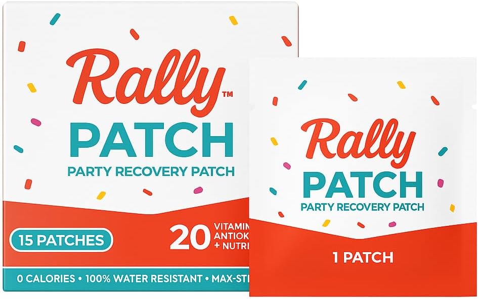 Rally Patch 30-Pack – Pacchetti di recupero del partito individualmente Wrapped per feste di Bachelorette, Ragazze Viaggi, Festival, Notti Fuori, Essenziale di viaggio, Supporto post-parte (30 Pack)