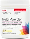 GNC Women's Multi Powder - Vanilla | Supporti benessere generale, salute del cuore, produzione di energia | 30 Serve