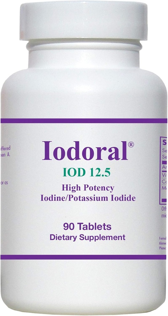 OPTIMOX Iodoral High Potency Iodine Kalium Iodid Schilddrüsenunterstützung Ergänzung