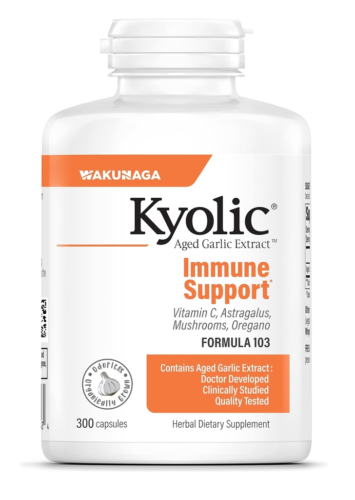 Extrait d'ail kyolique vieilli Formule 103, Soutien immunitaire