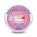 Tre pillole Queasy Drops - Sour Raspberry Flavor - Malattia di viaggio & Nausea sollievo, Soothes Stomach & Dry Mouth, Ingredienti naturali - 21 ct