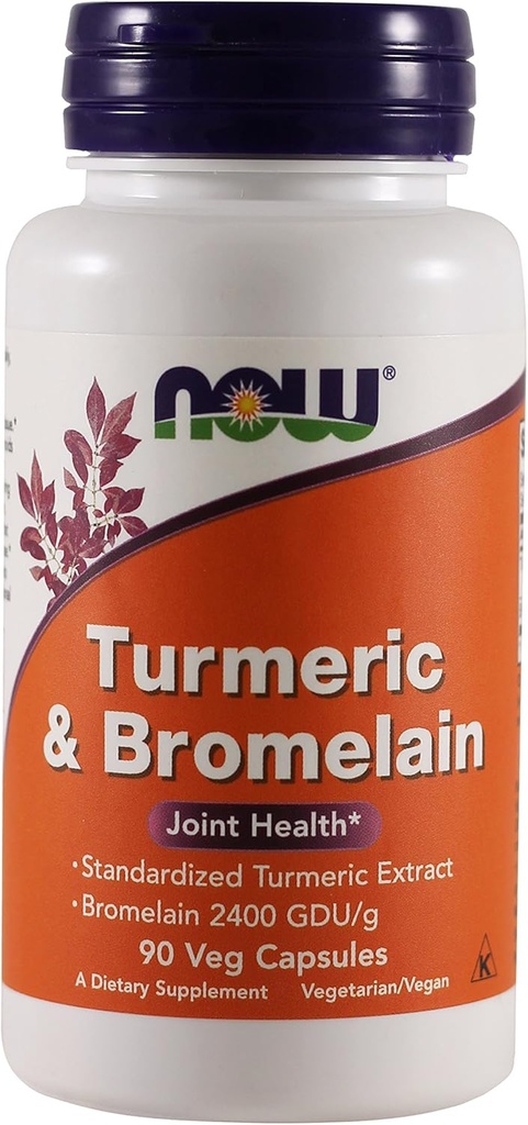 JETZT Lebensmittel - Turmeric & Bromelain Joint Health - 90 Vegetarische Kapseln