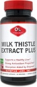 Olympian Labs Milchdistle Extract Plus Enzyme, Antioxidantien, Unterstützung Lebergesundheit, 60 vegetarische Caps