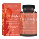 Nutrizione di riserva - Tres Beauty 3 - Supplemento per la crescita dei capelli, Cura della pelle & Nail Care - Supplemento di collagene con Keratin & Biotin - Gluten Free - 90 Capsule (30 Serve)