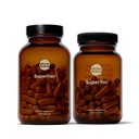 Succo di luna 1 SuperYou & 1 SuperHair | SuperYou Adaptogen Supplemento per calma & SuperHair Multivitamin Supplemento per capelli più sani, più spessi