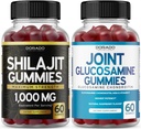 DORADO NUTRITION Shilajit Gummie für Männer und Frauen (60 Gummi) und Glucosamine Chondroitin (60 Count)