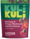 Kuli Kuli Super Energy Gummis - Energie-Ergänzungen mit Moringa, Koffeinfreie natürliche Energie Booster - 60 Nicht-GVO, Glutenfreie Moringa Gummis