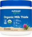 Nutricost Organic Milk Thistle (Silybum Marianum) 8 Unze pro Container (Unflavored) - Non-GMO, Gluten-Free