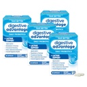 Avantage digestif Enzymes de défense contre la lactose + Probiotiques pour les femmes et les hommes Bloatation occasionnelle, ventilation de la lactose, troubles abdominaux mineurs, soutien immunitaire, 96 capsules de comptage (4 pack)