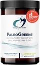 Progetti per la salute PaleoGreens - oltre il 90% polvere organica di agito verde con verdure, bacche, enzimi + antiossidanti - Non OGM, miscela di bevanda, aroma di limone (30 porzioni / 270g)