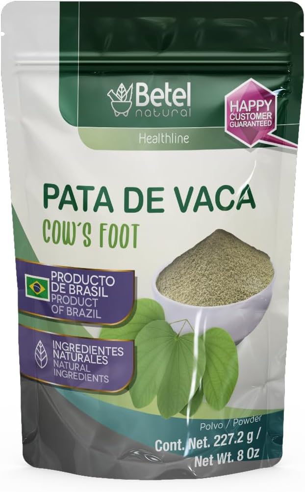 Betel Natural Pata de Vaca (herbe de pied de vache) provenant du Brésil - 8 Oz poudre