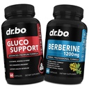 DR. BO Metabolismo Supporto & Berberina Supplemento capsule - Aumentare il metabolismo con vitamina Herbal Formula - 1200mg Berberina HCL supplemento per il supporto metabolico sano per le donne e gli uomini