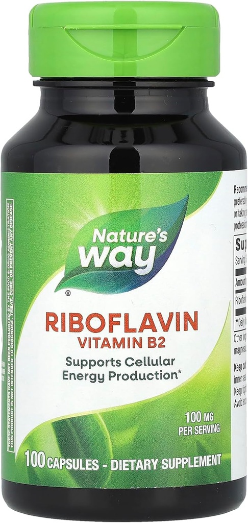 Vitamina B2 100 mg Caps, 2 pk