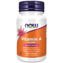 NOW integratori, vitamina A 10.000 UI, salute degli occhi*, nutrizione essenziale, 100 Softgels