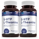 Formule 5-HTP pour soulager le stress et soutenir la relaxation pour les adolescents et les adultes avec 5-HTP, L-Theanine, Vitamine B6, Vitamine B12, Magnésium - Doctor Formulé - Magnésium Stearate Free - 60 capsules.