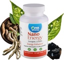 One Planet Nutrition Nano Energy 500 mg Veggie Capsule (120 Serve), Synergistic Blend of Nano Ginseng, Shilajit, Ashwagandha & EGCG, Supports Energy Levels, Non-GMO, Vegan, Gluten Free