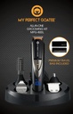 My Perfect Goatee®️ 13-in-1 Mens Grooming Kit - LED Display Bart Trimming Kit mit Reisetasche, Ladestand, &amp; mehr - Wasserdicht, Cordless Electric Trimmer für Nase, Körper, &amp; mehr - Ideale Geschenk-Set