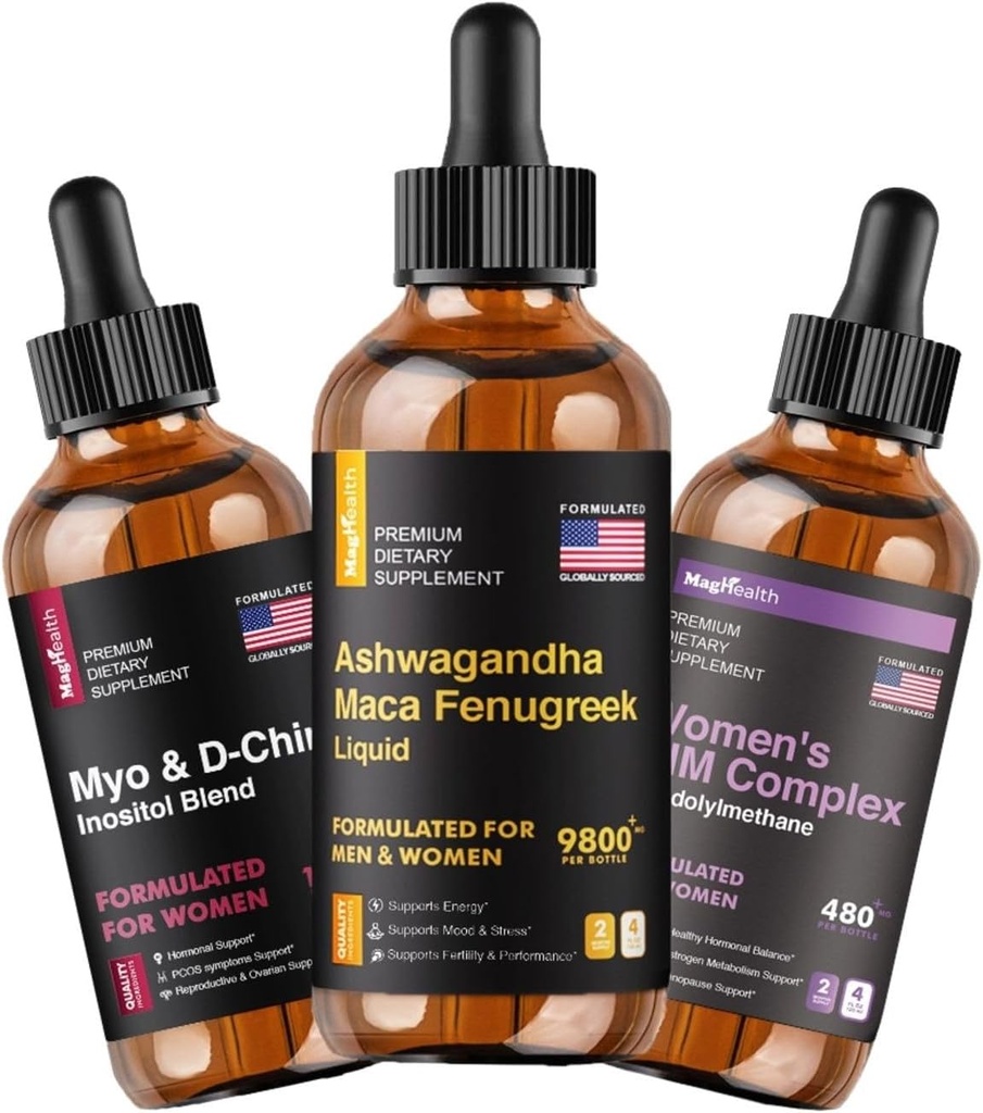 Women's Wellness Essential Trio: Balance, Boost, and Nourish