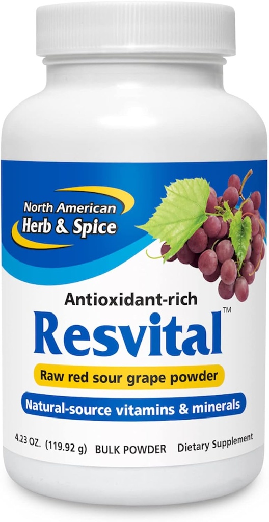 Erbe e spezie nordamericane, polvere di risvital Bulk, 120-Grams
