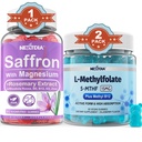Magnesio Glycinate + L-metilFolato 15mg & Methyl B12 Gummies, 3 Pack