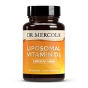 Dr. Mercola Liposomal Vitamin D3 - Unterstützt Herz, Knochen & Immune Gesundheit - 5.000 IU Per Servieren - Non-GMO, Soy Free & Gluten Free - 90 Kapseln (90 Portionen)