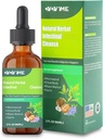 Natural Herbal Intestinal Cleanse, 2 fl oz, Gut Health Support with Wormwood, Black Walnut, Clove, Aglio