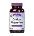 Bluebonnet Nutrition Calcium & Magnesium, Knochengesundheit*, Sojafrei, Glutenfrei, Non-GMO, Vegan, Kosher Parve, 180 Gemüsekapseln, 60 Portionen