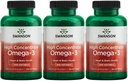 Huile de poisson oméga-3 concentré de Swanson - Acides gras essentiels - (120 softgels, 680mg chacun)