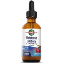 KAL 0.3 Mg Melatonin Cherry Elderberry Dropins, 2 flüssige Unze