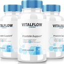 (3 Pack) VitalFlow Capsules, VitalFlow Advanced Prostate Support Formula, Formula Naturale Ufficiale per il Controllo Regain, Pillole di Forza Massima per supportare il benessere, Vital Flow Recensioni (180 Capsules)