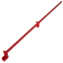 Bussola del cerchio di 550mm, grande bussola di lavorazione del legno Scriber, strumento di disegno (rosso)