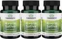 Swanson Spettro completo Avena Sativa (Green Oat Grass) - Integratore di erbe Promuovere la salute del sistema nervoso - Formula naturale che supporta il benessere generale - (60 capsule, 400mg ogni) 3 Pack
