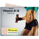 B12 Patch für Energy Plus – 75 Count Pack - B12 Patches – B12 mit Methylcobalamin & Guarana