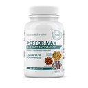 Rawleigh Perfor-Max 60 Capsules: Supplément à base de plantes avec 6 sources de polyphénols comme les graines de raisin, l'écorce de pin, le curcuma, le thé vert, l'épine et les extraits de romarin pour la santé cardiaque et l'immunité, sans gluten