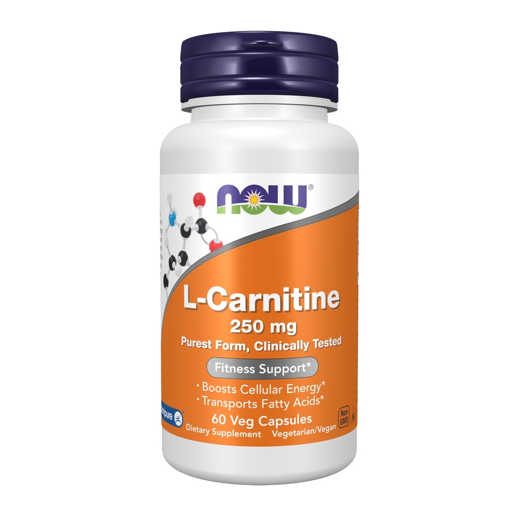 Maintenant L-carnitine 250mg, 60 Capsules (paquet de 2)