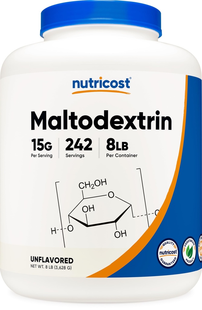 Nutricost Maltodextrin Powder 8LBS - Glutenfrei, GMO Kostenlos