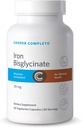 Cooper Complete Fer Bisglycinate. 29mg par comprimé. 60 Capsules par bouteille. Boîte de 1