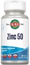 KAL Zink 50mg Hydroxy Acid Complex, Gesunde Stoffwechsel und Immununterstützung Ergänzung mit Zink Orotat, Zink Citrat, Enhanced Absorption w/ActiSorb, Vegan, Glutenfrei, Non-GMO, 60 Serv, 60 Tabletten