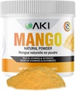Polvere di estratto di mango AKI (6.34oz/180g) - Vitamina C e altri nutrienti - Mango essiccato, ideale come supplemento Booster per proteine Smoothies, condimento sorbetto, succo, ghiaccioli e gelato